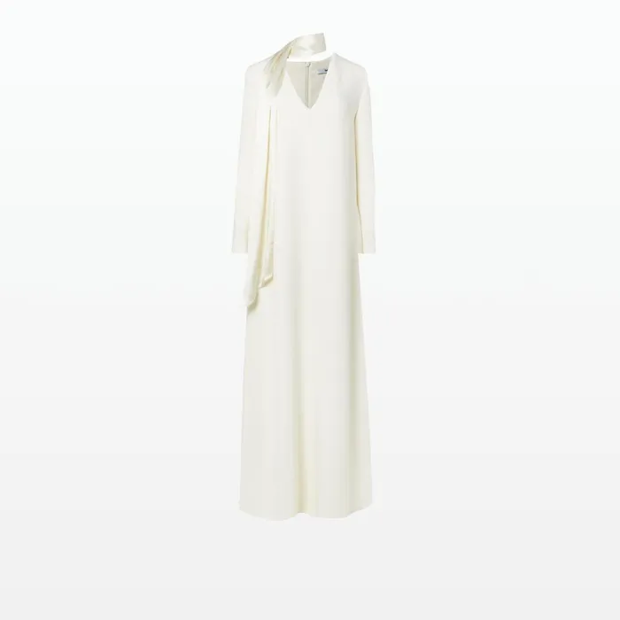 Safiyaa Aleah Ivory Long Dress Women Dresses