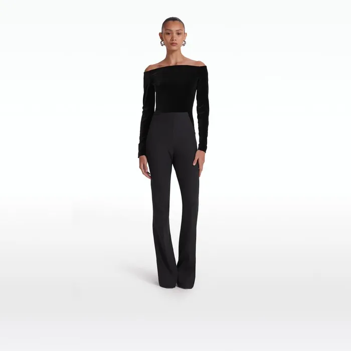 Safiyaa Alessandra Black Jumpsuit Women Jumpsuits