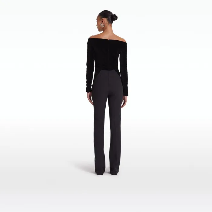 Safiyaa Alessandra Black Jumpsuit Women Jumpsuits