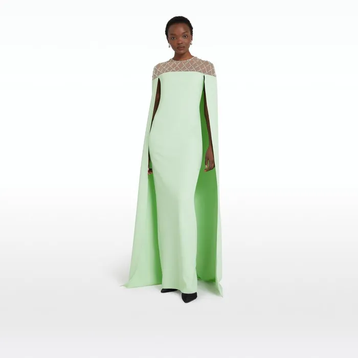 Safiyaa Ambere Aloe Long Dress Women Dresses