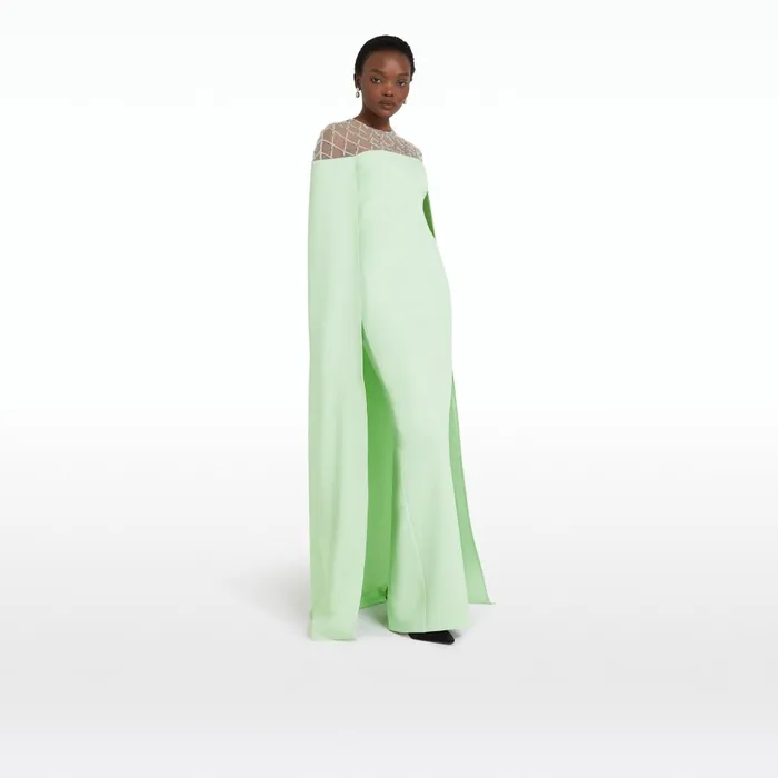 Safiyaa Ambere Aloe Long Dress Women Dresses