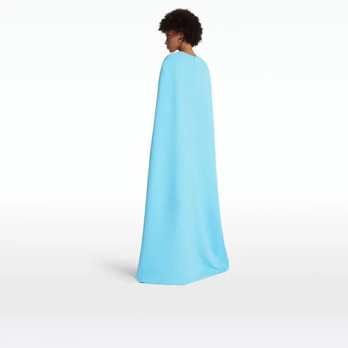 Safiyaa Cinza Topaz Long Dress Women Dresses