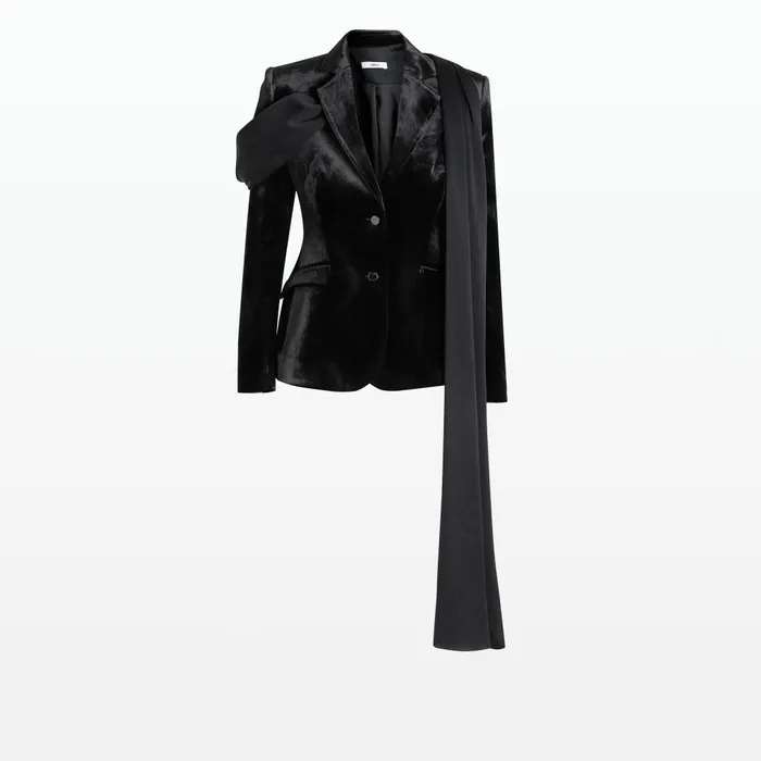 Safiyaa Emma Black Jacket Women Jackets and Coats