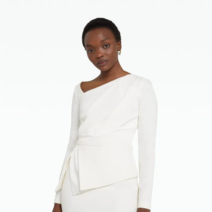 Safiyaa Farran Ivory Top Women Tops