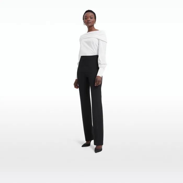 Safiyaa Goldie Black Trousers Women Trousers