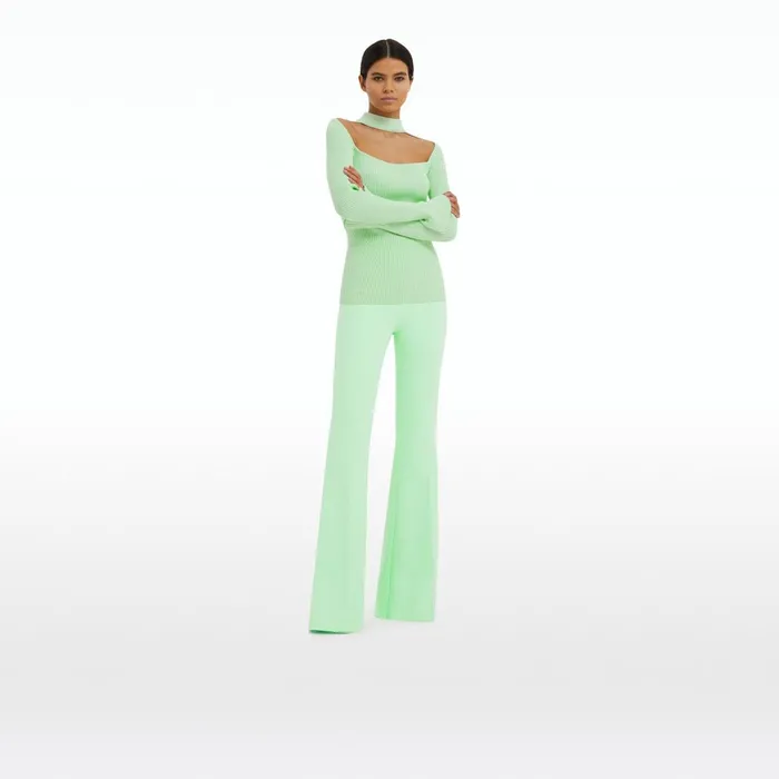 Safiyaa Halluana Brook Green Trousers Women Trousers