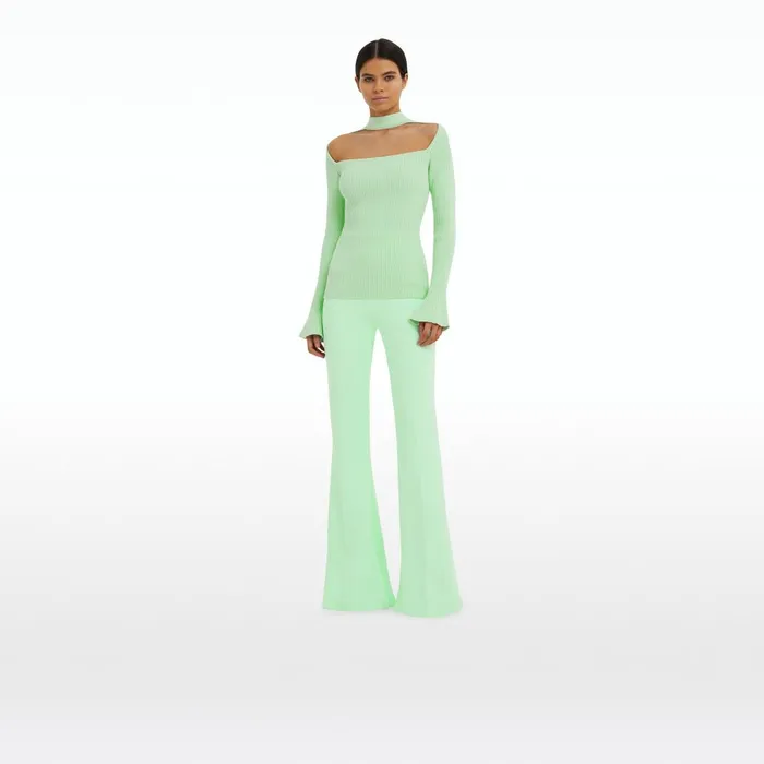 Safiyaa Halluana Brook Green Trousers Women Trousers