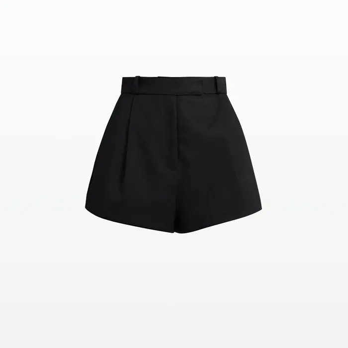 Safiyaa Helean Black Shorts Women Trousers