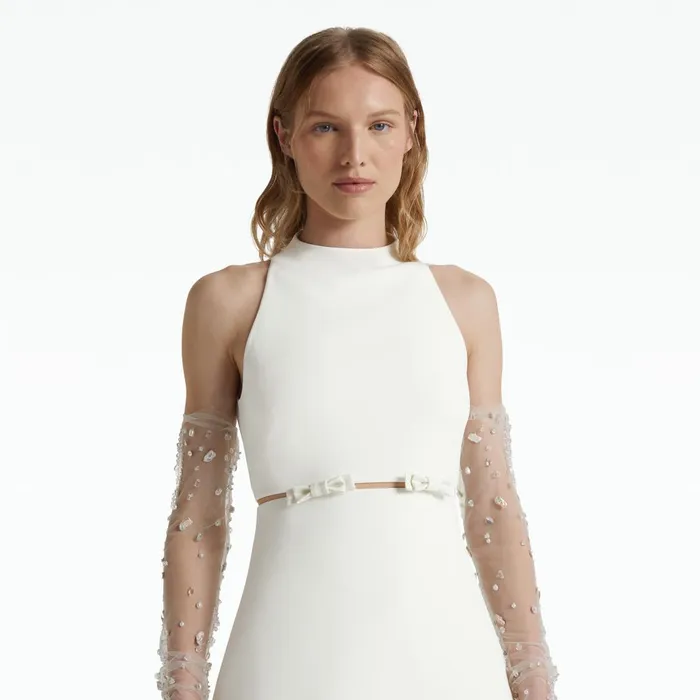 Safiyaa Jalie Ivory Mini Dress Women Dresses