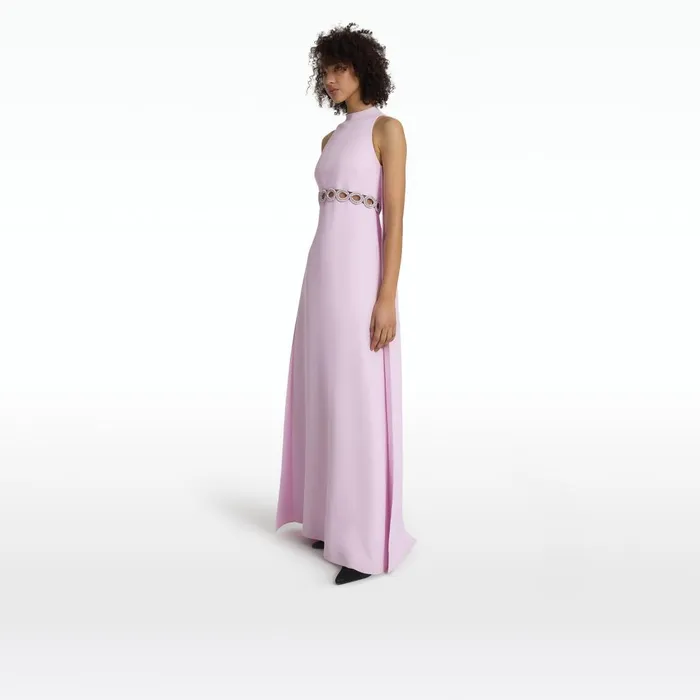 Safiyaa Joulia Lilac Snow Gown Women Dresses