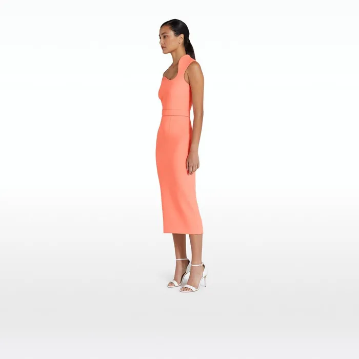 Safiyaa Juana Scarlet Star Midi Dress Women Dresses