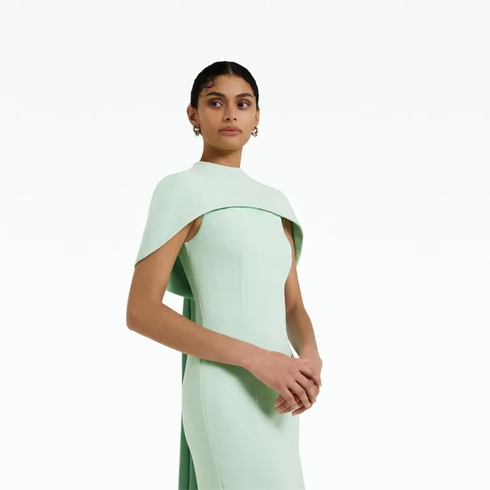 Safiyaa Kalika Jade Long Dress Women Dresses