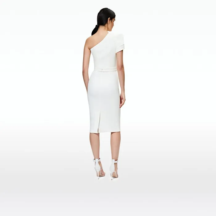 Safiyaa Kora Ivory Midi Dress Women Dresses