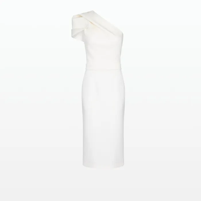 Safiyaa Kora Ivory Midi Dress Women Dresses