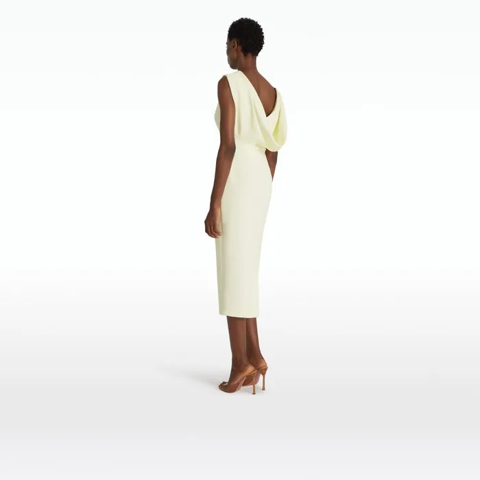 Safiyaa Koral Sorbet Midi Dress Women Dresses