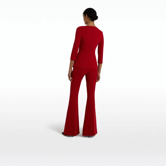Safiyaa Lilian Azalea Red Top Women Tops