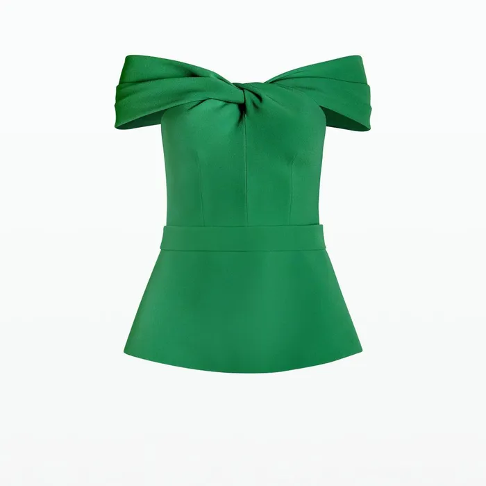 Safiyaa Mabel Emerald Top Women Tops