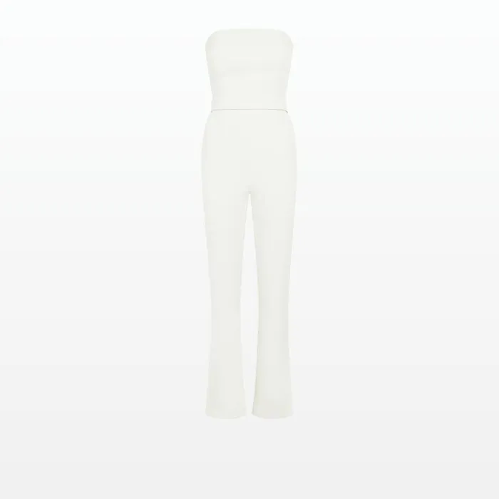 Safiyaa Manore Ivory Harness With Myrine Jumpsuit Women Jumpsuits