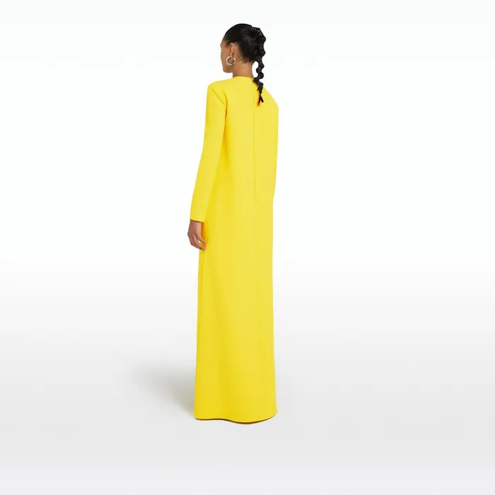 Safiyaa Naima Canary Long Dress Women Dresses