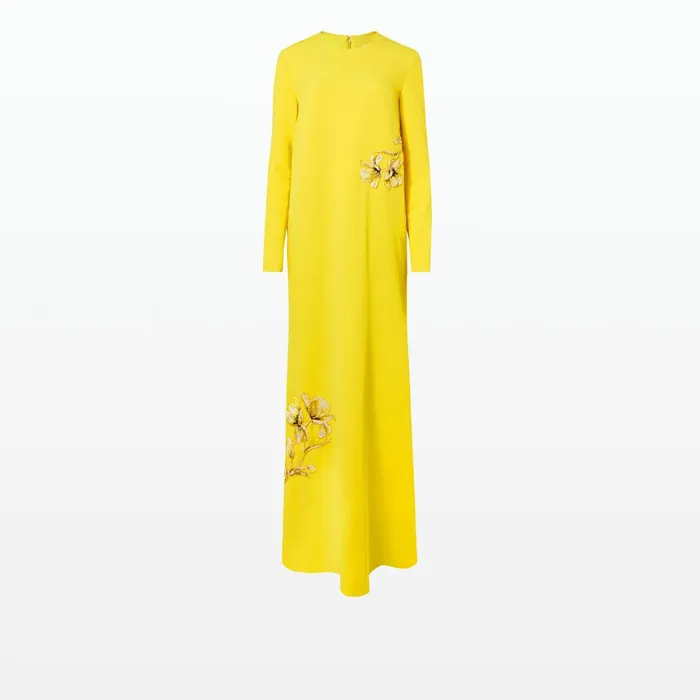 Safiyaa Naima Canary Long Dress Women Dresses