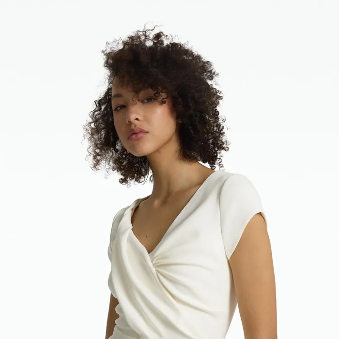 Safiyaa Nuvaya Ivory Top Women Tops