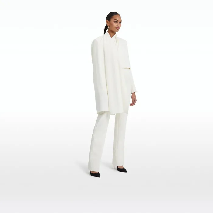 Safiyaa Ooly Ivory Jacket Women Jackets and Coats
