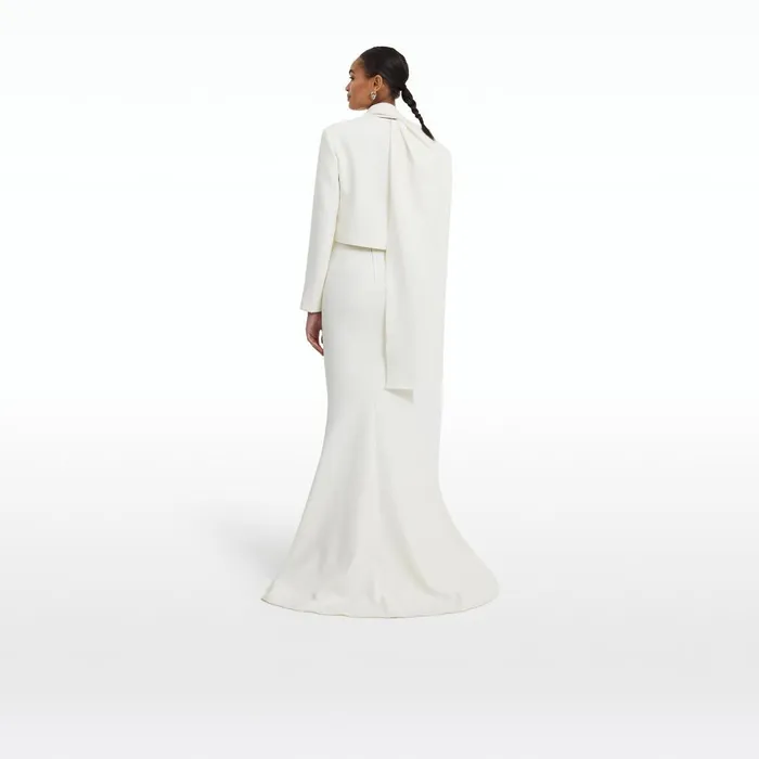 Safiyaa Ooly Ivory Jacket Women Jackets and Coats