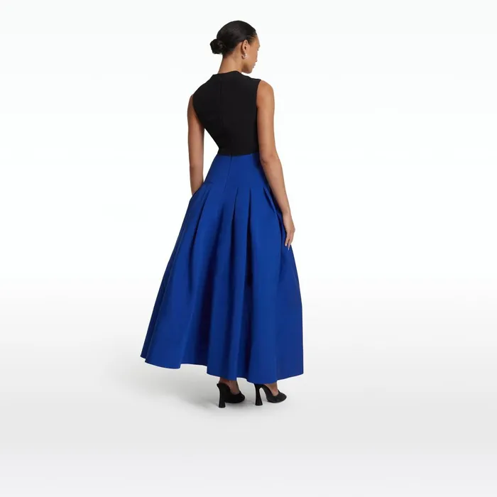 Safiyaa Raffie Marrakech and Black Long Dress Women Dresses