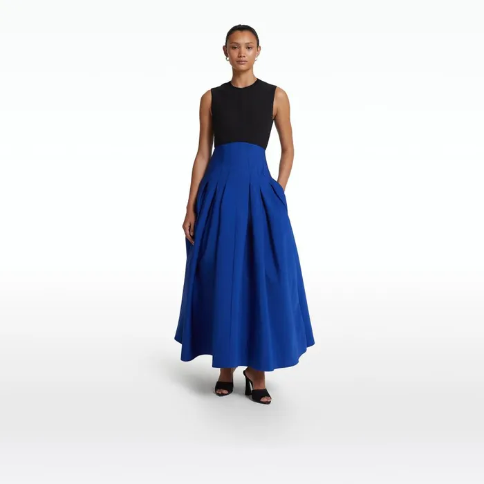 Safiyaa Raffie Marrakech and Black Long Dress Women Dresses