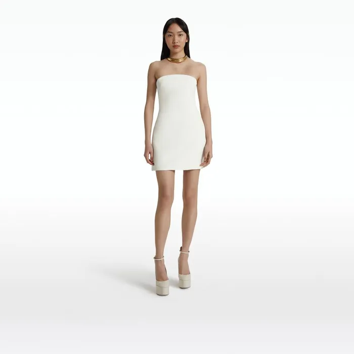 Safiyaa Rowan Ivory Short Dress Women Dresses