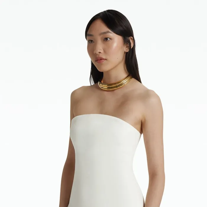 Safiyaa Rowan Ivory Short Dress Women Dresses
