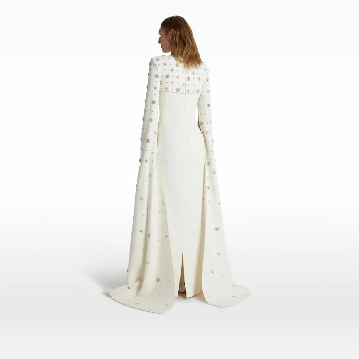 Safiyaa Sarita Ivory Long Dress Women Dresses