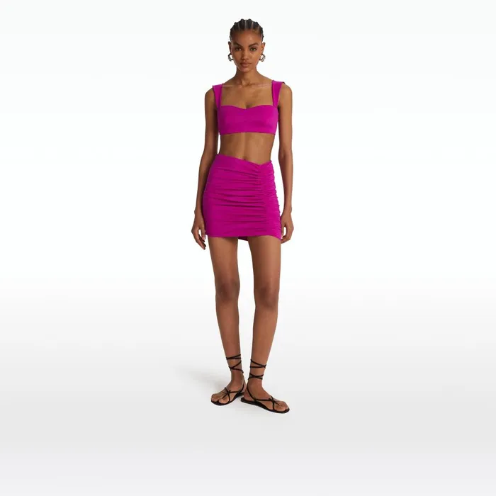 Safiyaa Shauna Magenta Swim Skirt Women Swimwear