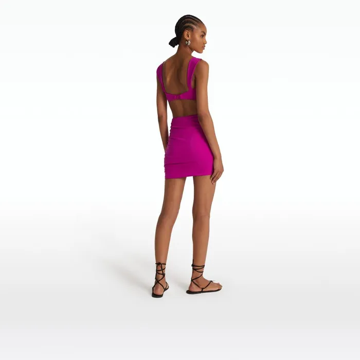 Safiyaa Shauna Magenta Swim Skirt Women Swimwear