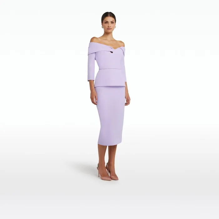 Safiyaa Tinsley Verbena Midi Dress Women Dresses