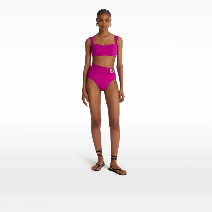 Safiyaa Willa Magenta Bikini Top Women Swimwear