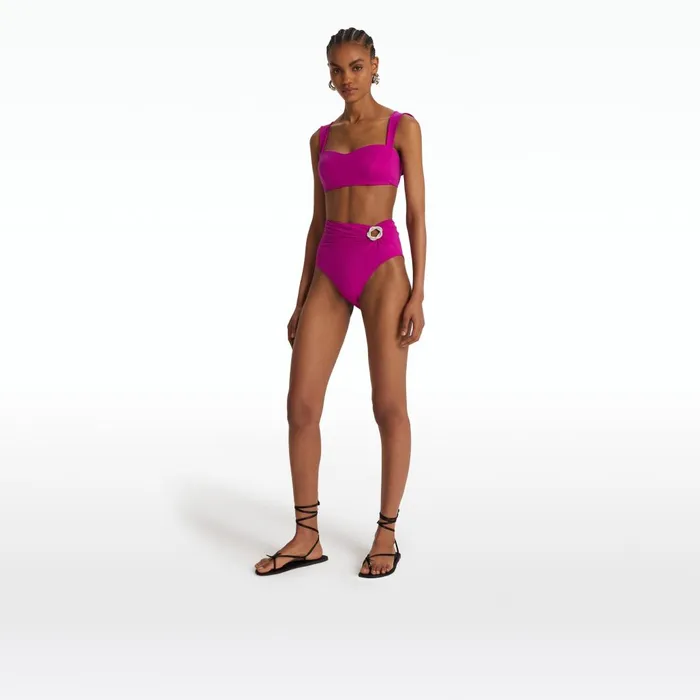 Safiyaa Willa Magenta Bikini Top Women Swimwear