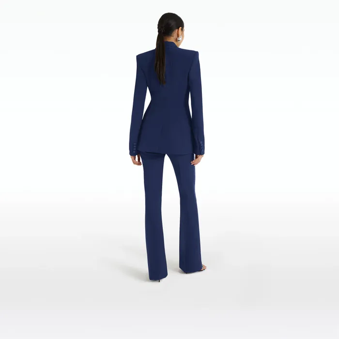Safiyaa Wynnie Oxford Blue Jacket Women Jackets and Coats