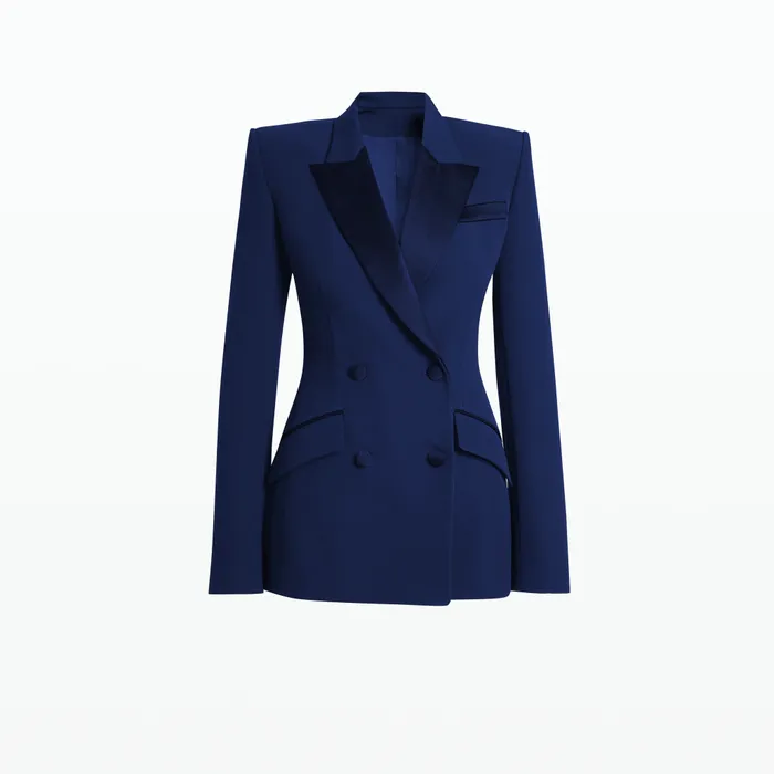 Safiyaa Wynnie Oxford Blue Jacket Women Jackets and Coats