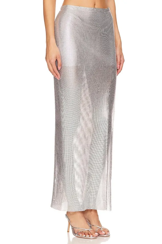 Sascha Maxi Skirt Silver Women Lovers and Friends Shorts