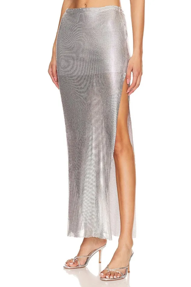 Sascha Maxi Skirt Silver Women Lovers and Friends Shorts