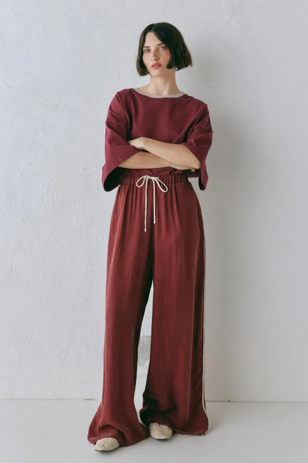 Sets Women VRG GRL Moonscapes Pants Wine Sets Women VRG GRL Moonscapes Pants Wine