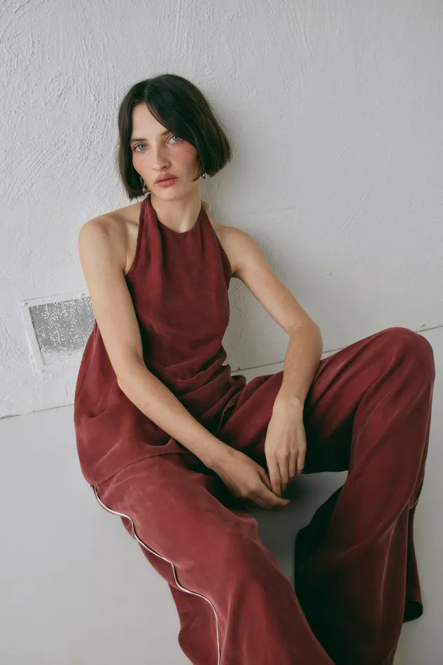 Sets Women VRG GRL Moonscapes Pants Wine Sets Women VRG GRL Moonscapes Pants Wine