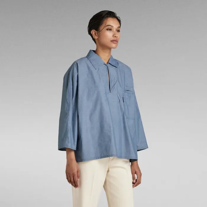 Shirts and Blouses Women GStar RAW Bowling Polo Light Cloud
