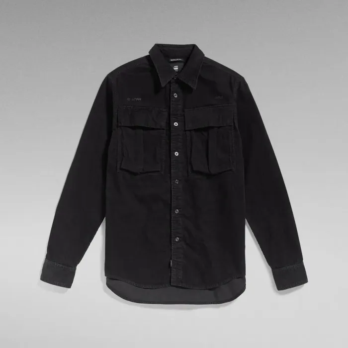 Shirts and Blouses Women GStar RAW Unisex Submarine Regular Shirt Dark Black Garment Dyed Shirts and Blouses Women GStar RAW Unisex Submarine Regular Shirt Dark Black Garment Dyed