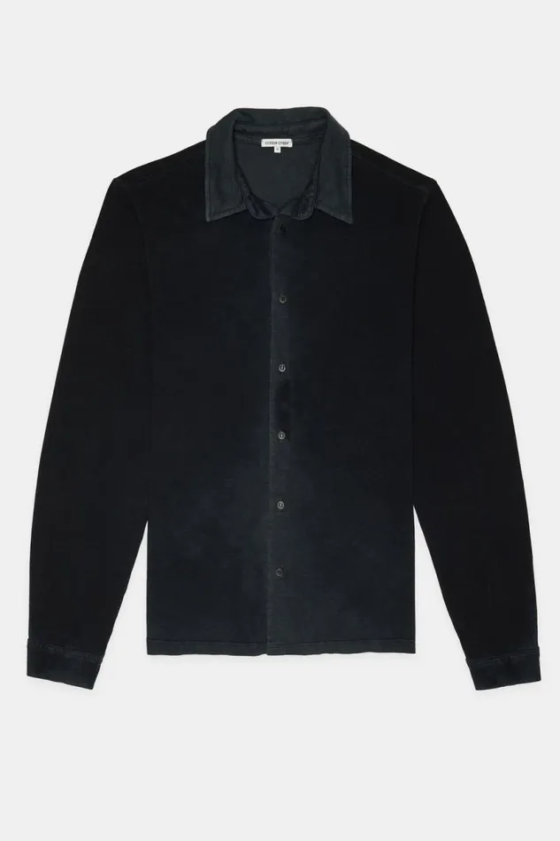Shirts Men COTTON CITIZEN Presley Buttondown Vintage Black Shirts Men COTTON CITIZEN Presley Buttondown Vintage Black