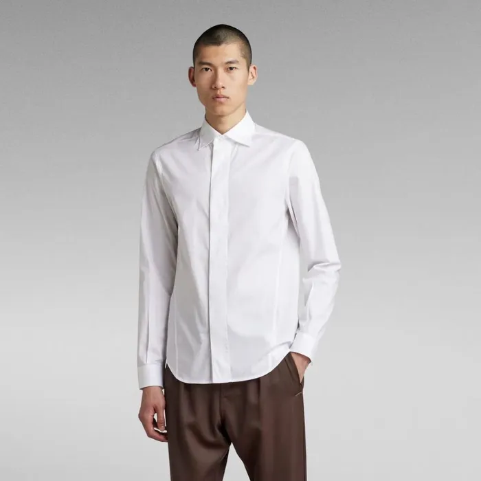 Shirts Men GStar RAW Formal Superslim Shirt White