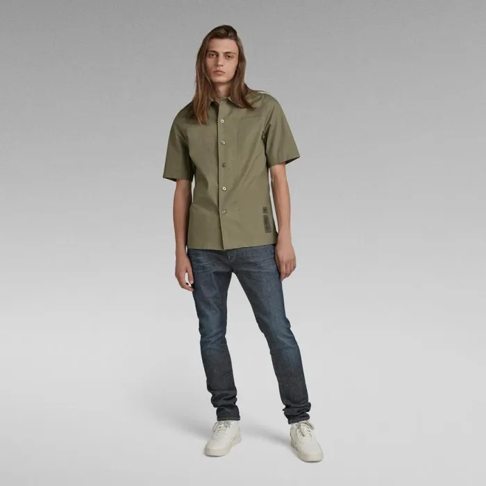 Shirts Men GStar RAW Hawaii Commando TShirt Shamrock