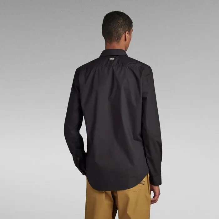 Shirts Men GStar RAW Marine Slim Shirt Dark Black