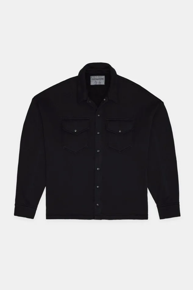 Shirts Women COTTON CITIZEN Boston Buttondown Jet Black Shirts Women COTTON CITIZEN Boston Buttondown Jet Black